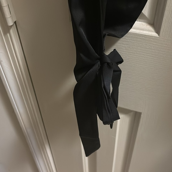 Dressy pant ankle pants le/ removable belt -and ankle ties - Picture 3 of 4